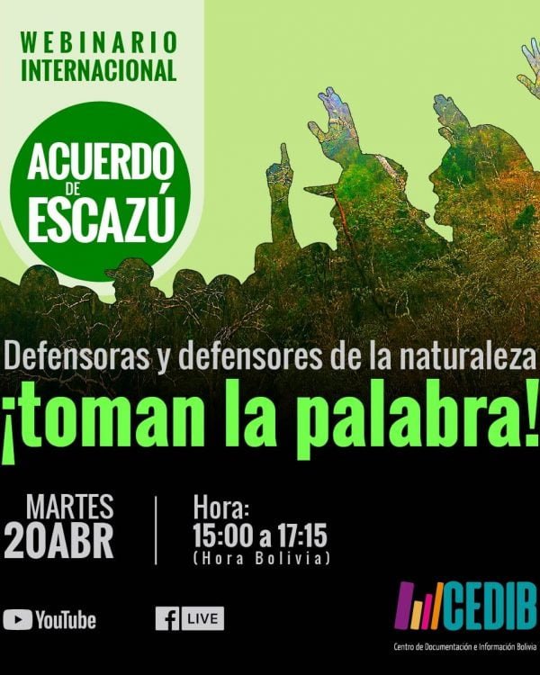 Webinario: Acuerdo de Escazú Webinario: Acuerdo de Escazú