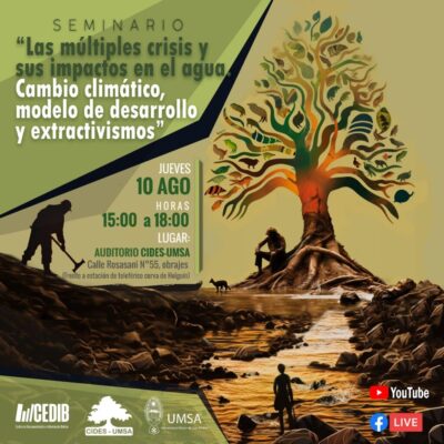 Seminario Multiples Crisis e impactos en el agua. Gudynas