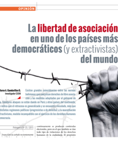 La libertad de asociación en uno de los países más democráticos (y extractivistas) del mundo. (Petropress 35. Pag.30 a 40)