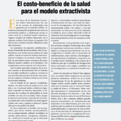 Petropress 22 Editorial | El costo beneficio de la salud para el modelo extractivista