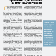 Petropress 26 Editorial | Si perdemos el TIPNIS perderemos las TCOs y las Áreas Protegidas