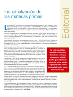 Petropress 13 Editorial | Industrialización de las materias primas