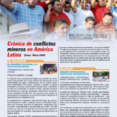 Petropress 14 | Crónica de conflictos mineros en América Latina Enero a marzo 2009