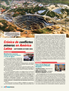 Petropress 17 | Cronología de conflictos mineros en América Latina Septiembre a octubre 2009