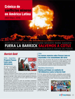 Petropress 20 | Cronología de conflictos mineros en América Latina Abril a mayo 2010