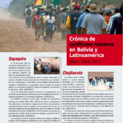 Petropress 26 | Cronología de conflictos mineros en Bolivia y en Latinoamérica Mayo a agosto 2011