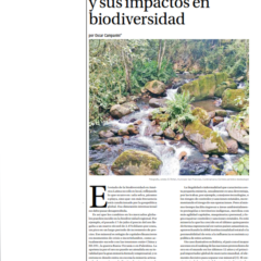 La geopolítica actual y sus impactos en biodiversidad | Artículo en Revista Le Monde Diplomatique