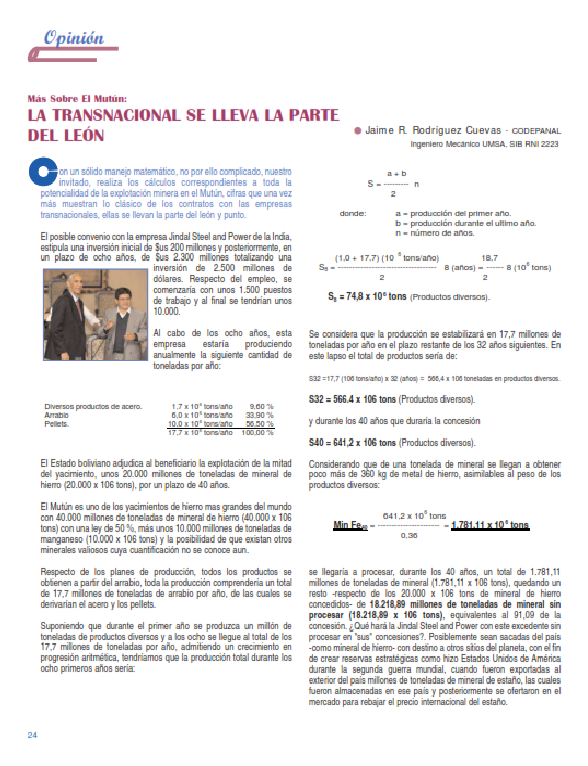 Petropress 3 | La transnacional se lleva la parte del león