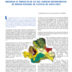 Petropress 3 | Observan el proyecto de ley del SEDEMIC de Santa cruz