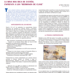 Petropress 3 | La mina más rica de estaño enfrenta a los hermanos de clase