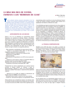 Petropress 3 | La mina más rica de estaño enfrenta a los hermanos de clase