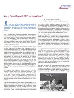 Petropress 2 |  Ah ¿Pero Repsol YPF es española?