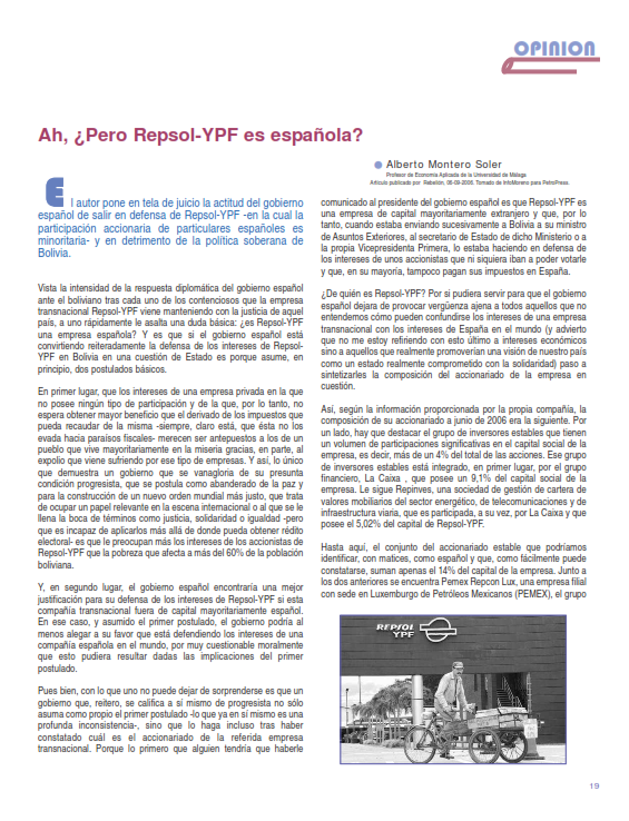 Petropress 2 | Ah ¿Pero Repsol YPF es española?