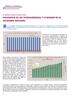 Petropress 2 | Incidencia de los hidrocarburos y la minería en la economía nacional