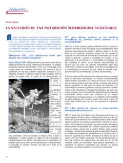 Petropress 5 | La necesidad de una integración suramericana sustentable