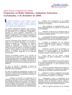 Petropress 5 | Propuestas en Medio Ambiente e Industrias Extractivas Cochabamba diciembre 2006