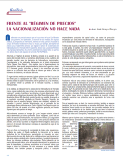 Petropress 4 | Frente al régimen de precios la nacionalización no hace nada